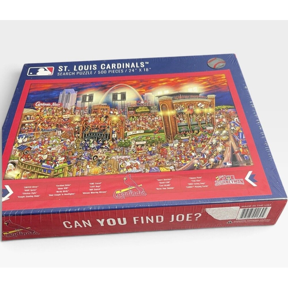 St Louis Cardinals 500 Piece Puzzle Search Puzzle Can You Find Joe NEW Sealed